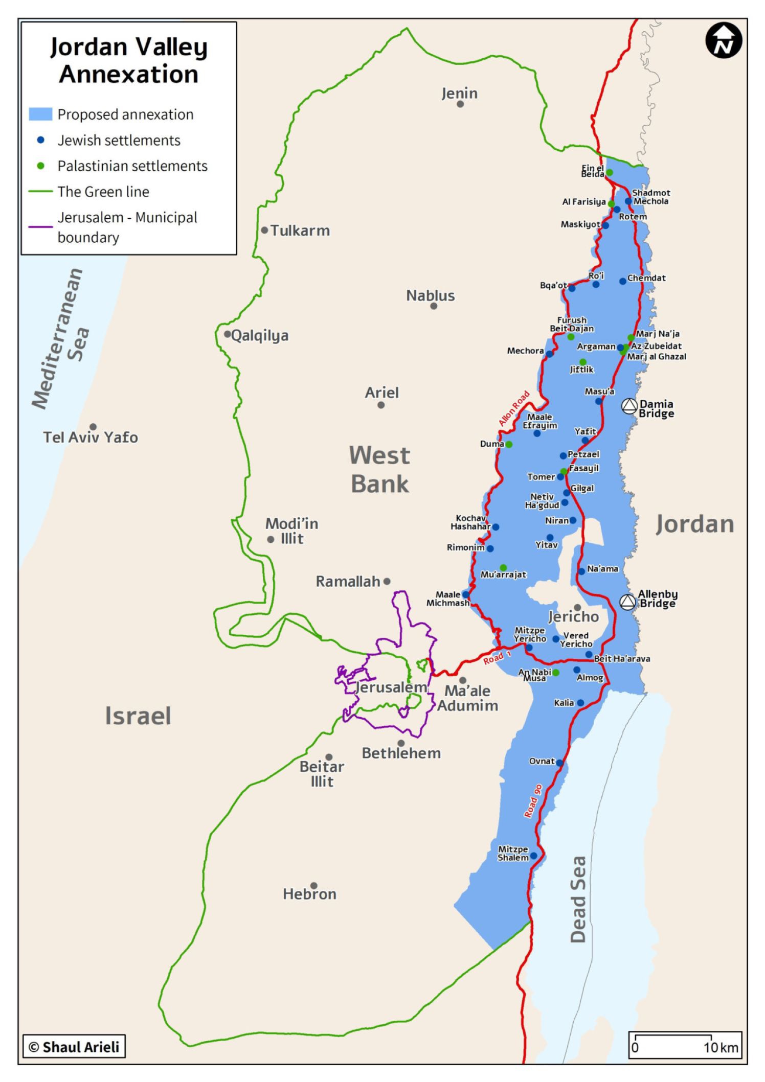 The Jordan “Annexation” Map